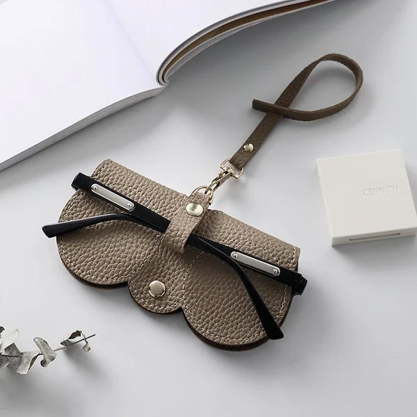 Estuche para gafas de sol ShadeShield de cuero suave