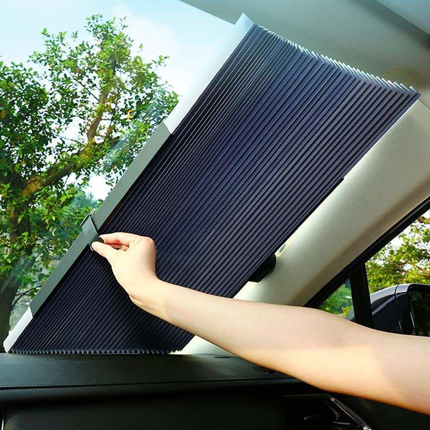 Sombrilla Retráctil para Parabrisas de Coche con Protección UV