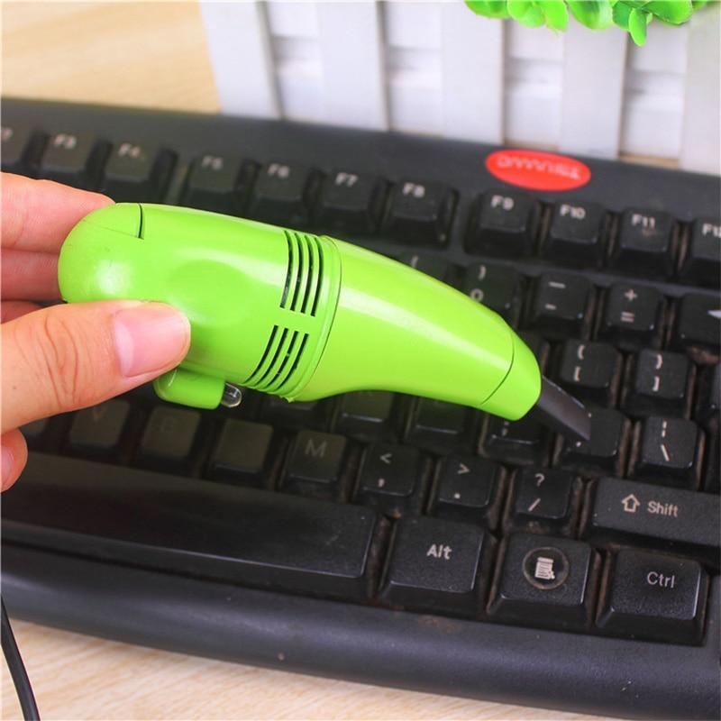 Kalsten | Aspiradora Mini Mecánica para Computadora Portátil, Limpiador de Teclado USB, Cepillo Colector de Polvo, Gadgets de Limpieza para Teléfonos