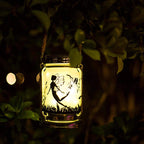 Luz LED Exterior de Tarro de Vidrio Esmerilado Solar Creativo