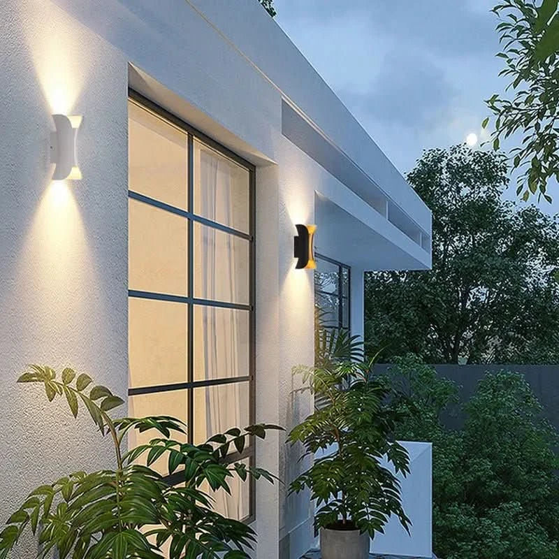 Lámpara de pared a prueba de clima con protección IP65