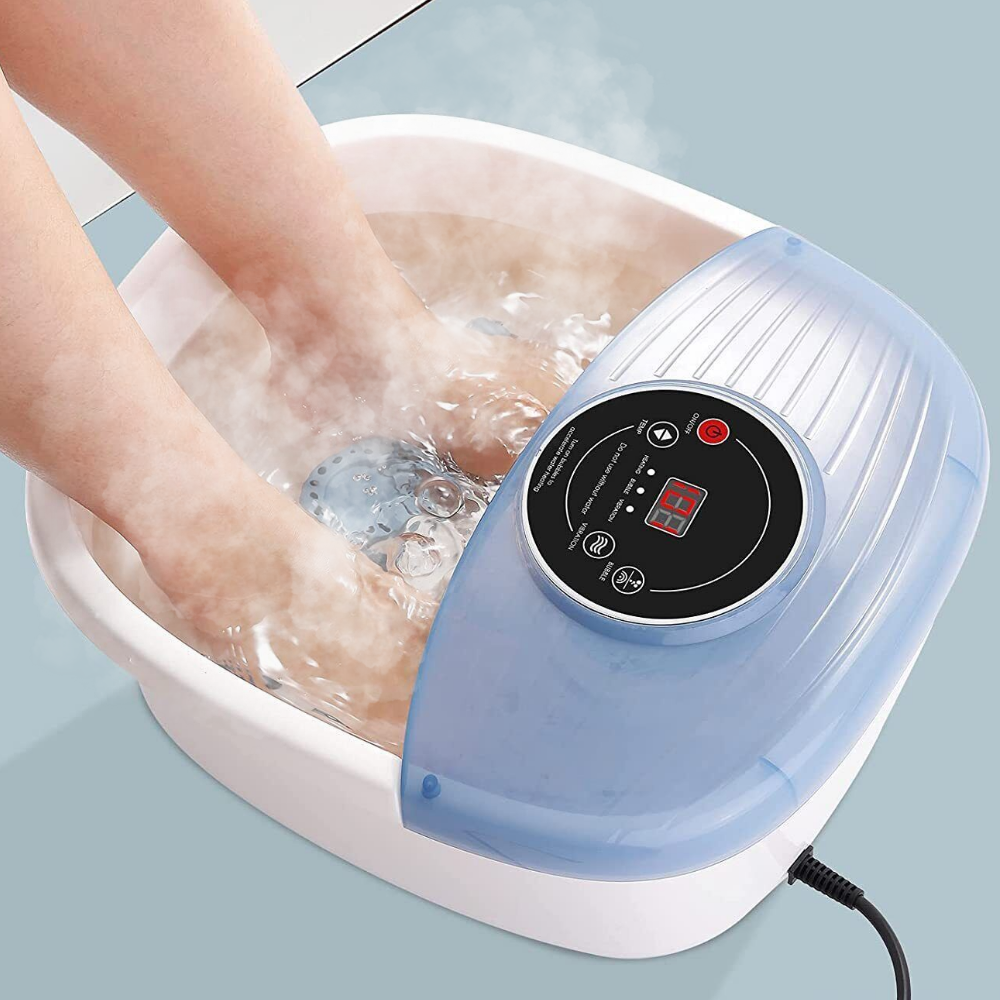 Masajeador de Vibración para Baño de Burbujas de Pies Controlado por Temperatura