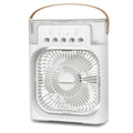 Enfriador de Aire 3 en 1, Humidificador y Purificador de Aire – Aire Acondicionado Portátil para Uso Interior con Luz LED