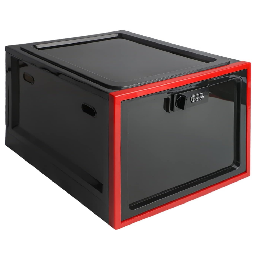 Contenedor Organizador de Alimentos para Refrigerador con Cerradura de Alta Resistencia