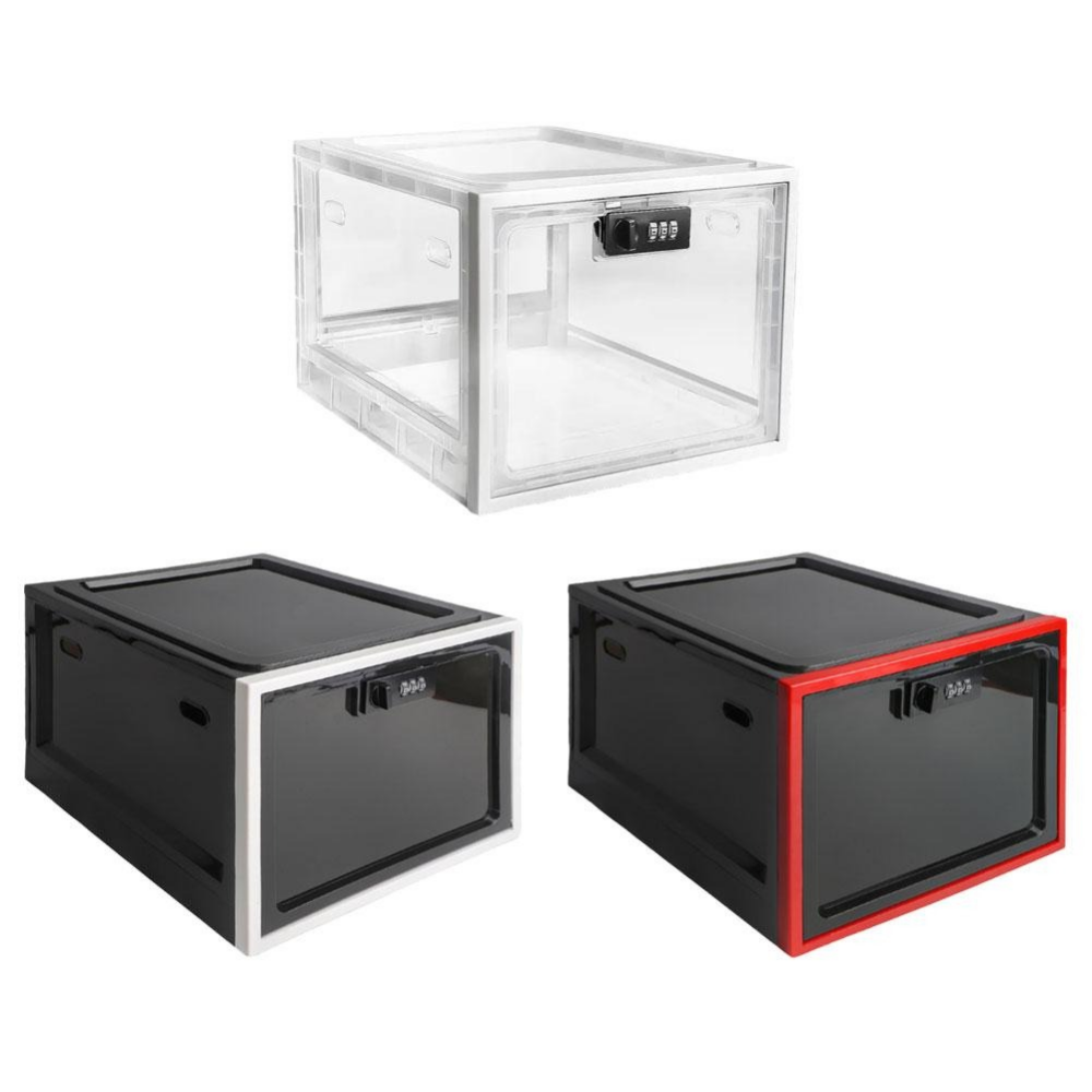 Contenedor Organizador de Alimentos para Refrigerador con Cerradura de Alta Resistencia