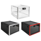 Contenedor Organizador de Alimentos para Refrigerador con Cerradura de Alta Resistencia