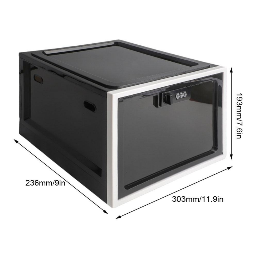Contenedor Organizador de Alimentos para Refrigerador con Cerradura de Alta Resistencia