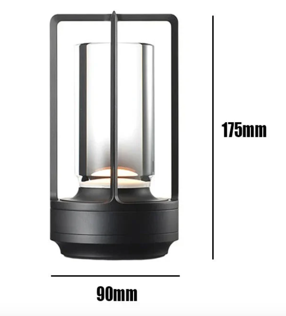 Lumière d'Orée – Lámpara de diseño inalámbrica en cristal y metal