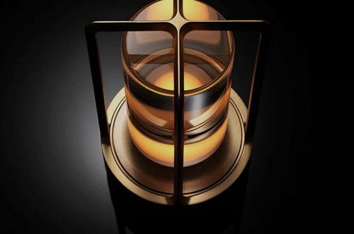 Lumière d'Orée – Lámpara de diseño inalámbrica en cristal y metal