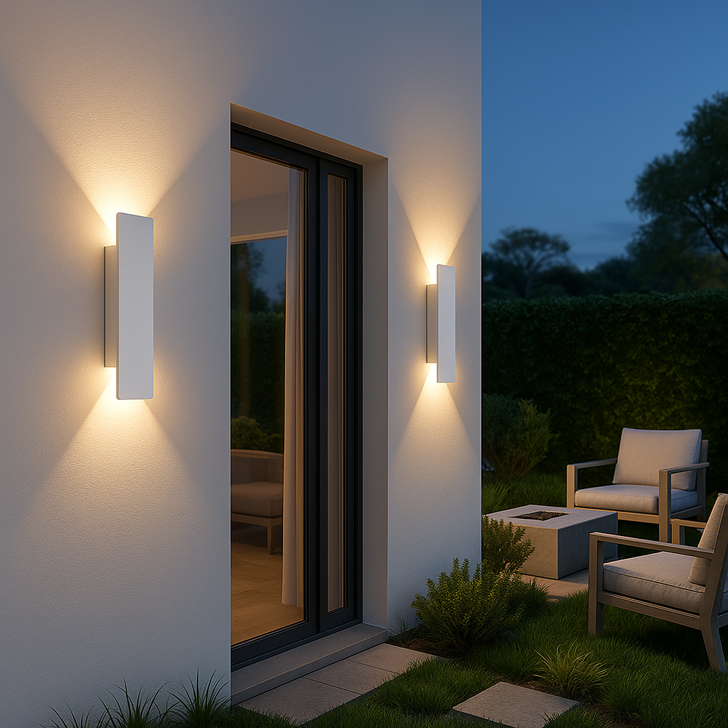 Lámpara de pared LED exterior Streamline – Impermeable IP65 – Disponible en 4 tamaños