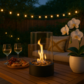 Moderno y portátil | Chimenea de mesa sin olor