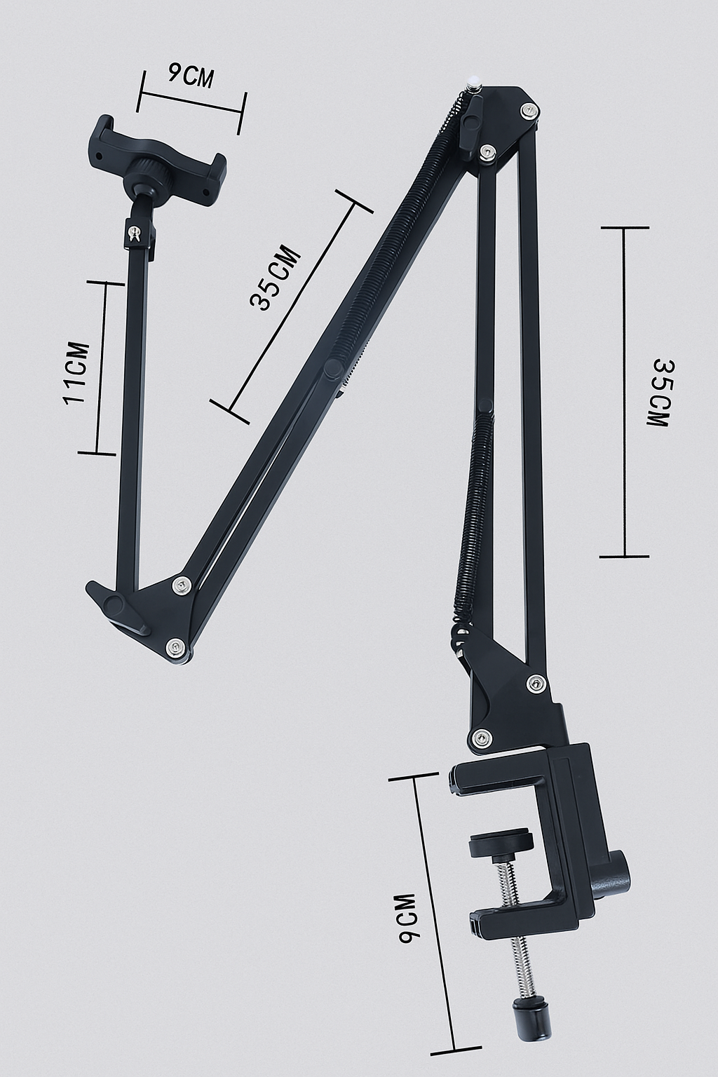 BowLift | Bettina – Soporte Ajustable para Tabletas para Cama, Escritorio y Sofá | Ergonómico y Ajuste Universal
