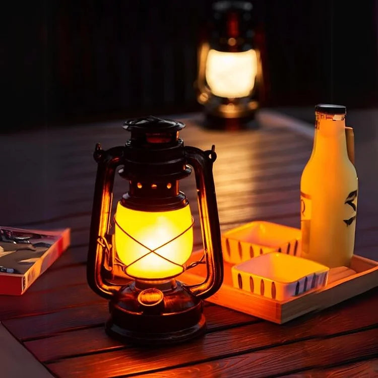 FlameGlow - Lámpara LED de Camping Recargable