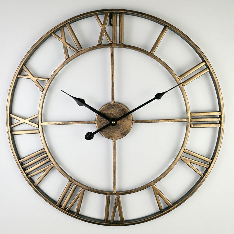 Reloj de Pared Retro Grande - Reloj de hierro de estilo vintage para un interior atemporal