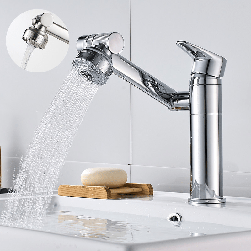 FLEXISPOUT – Grifo flexible 360° con función de rociado para lavabo