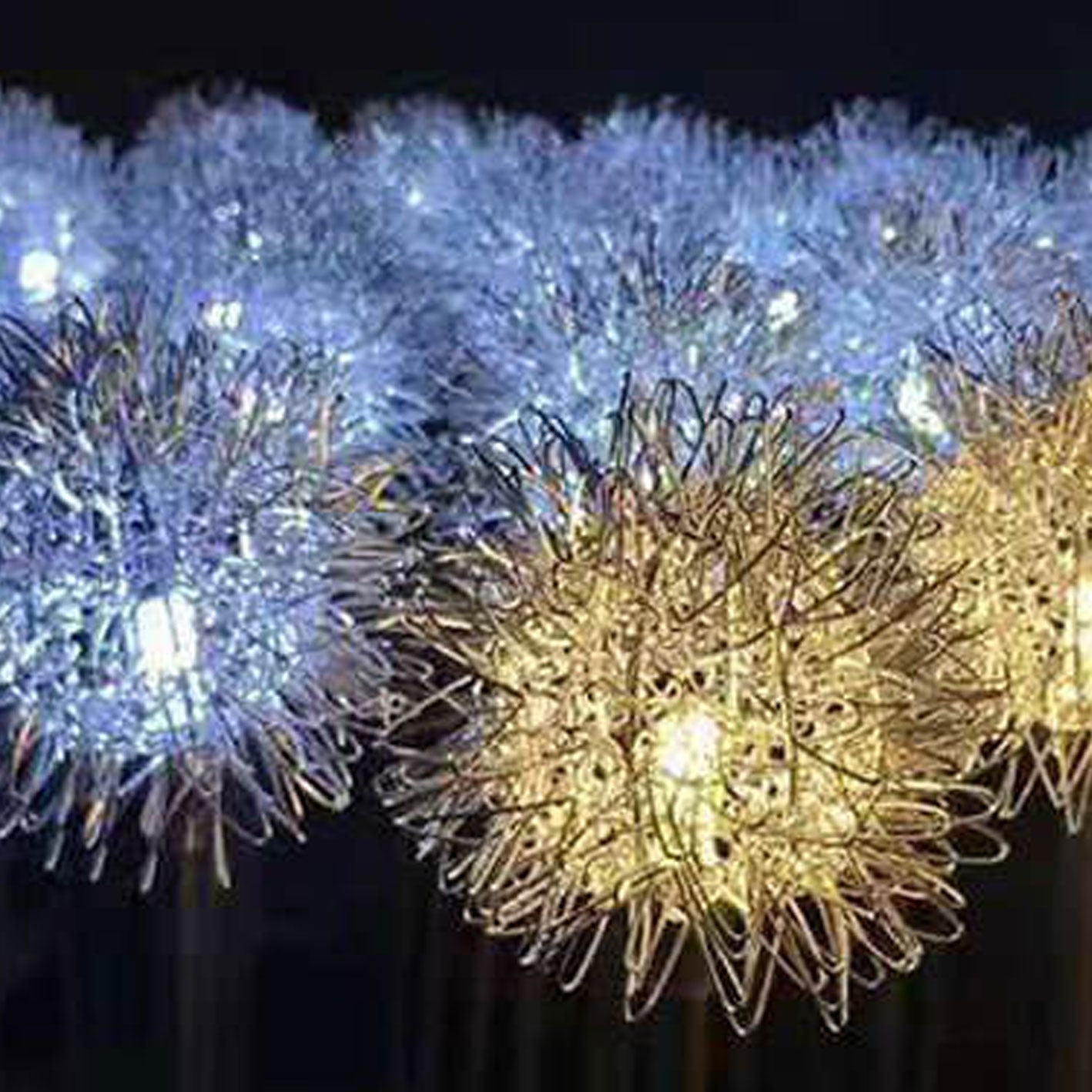 Luz de Globo LED Solar de Alambre de Aluminio Diente de León Impermeable para Jardín | Brehn