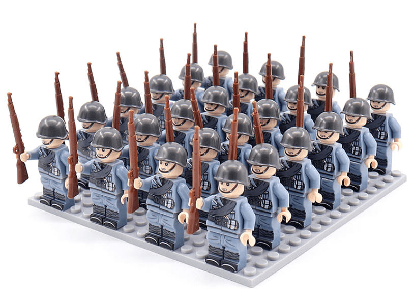 HISTORYBLOCKS – Set de bloques de figuras de 21 piezas para niños y coleccionistas