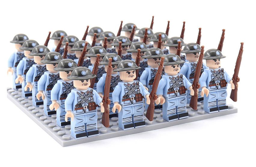 HISTORYBLOCKS – Set de bloques de figuras de 21 piezas para niños y coleccionistas