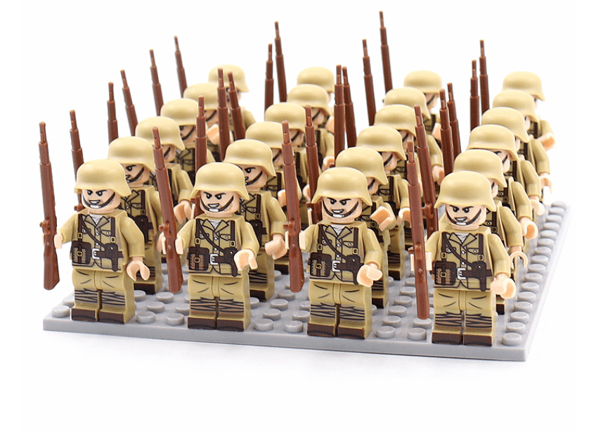HISTORYBLOCKS – Set de bloques de figuras de 21 piezas para niños y coleccionistas