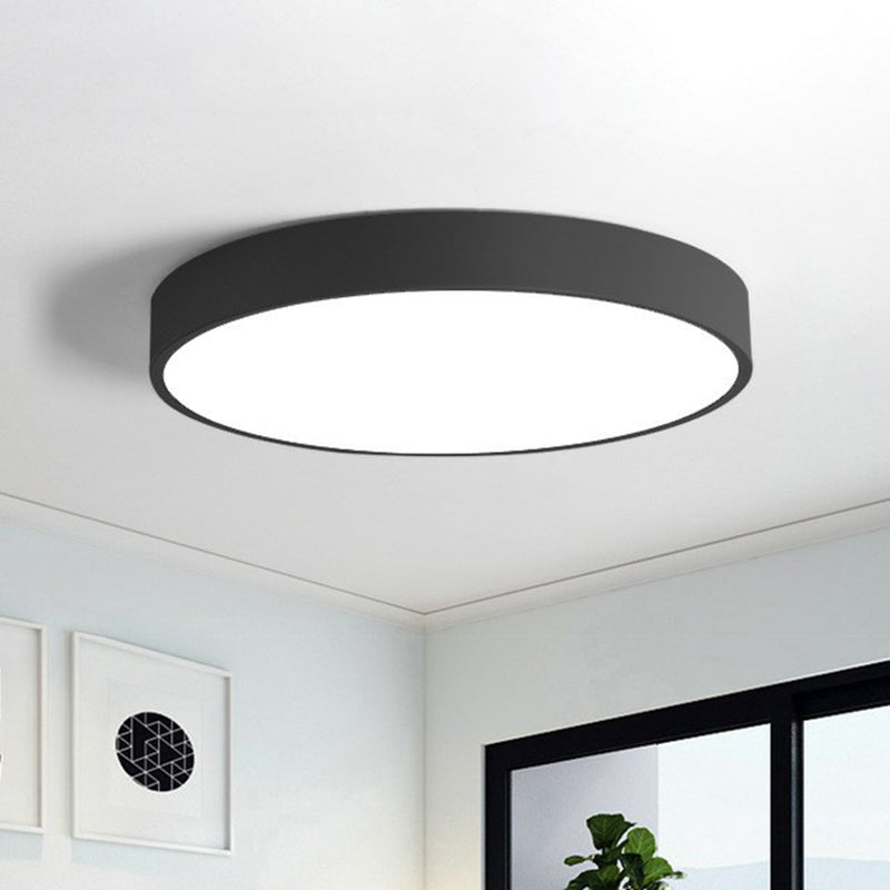 Aurelium | Lámpara de techo LED redonda con marco dorado