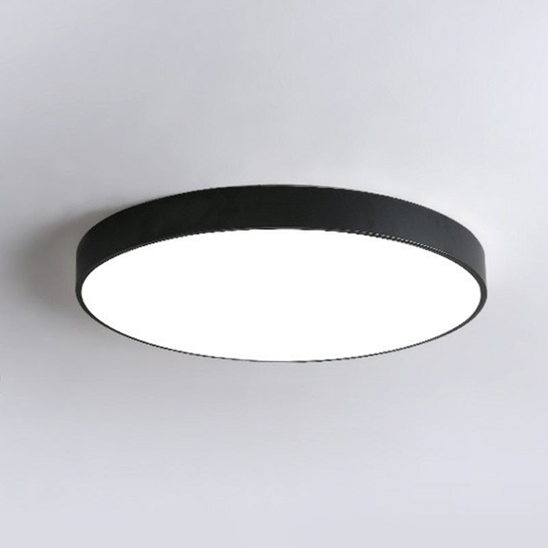 Aurelium | Lámpara de techo LED redonda con marco dorado