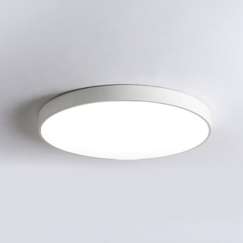 Aurelium | Lámpara de techo LED redonda con marco dorado