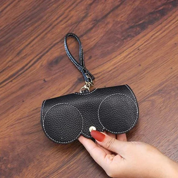 Estuche para gafas de sol ShadeShield de cuero suave