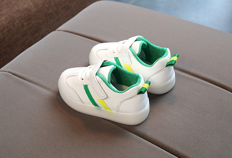 Zapatillas LED para niños con suela flexible