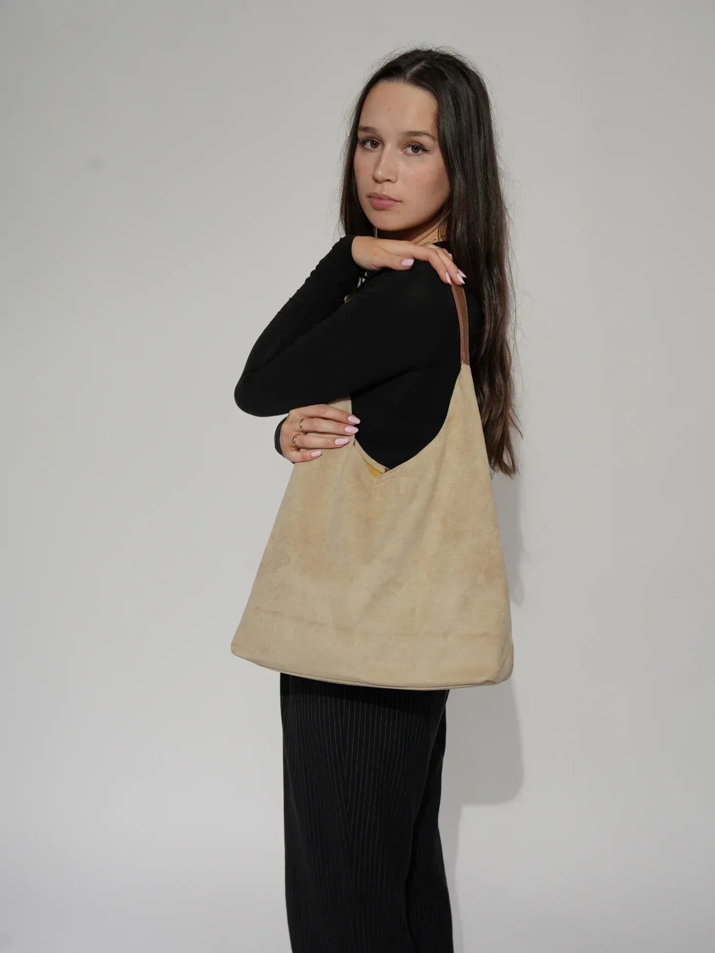 Feya | Bolso de hombro de suave ante