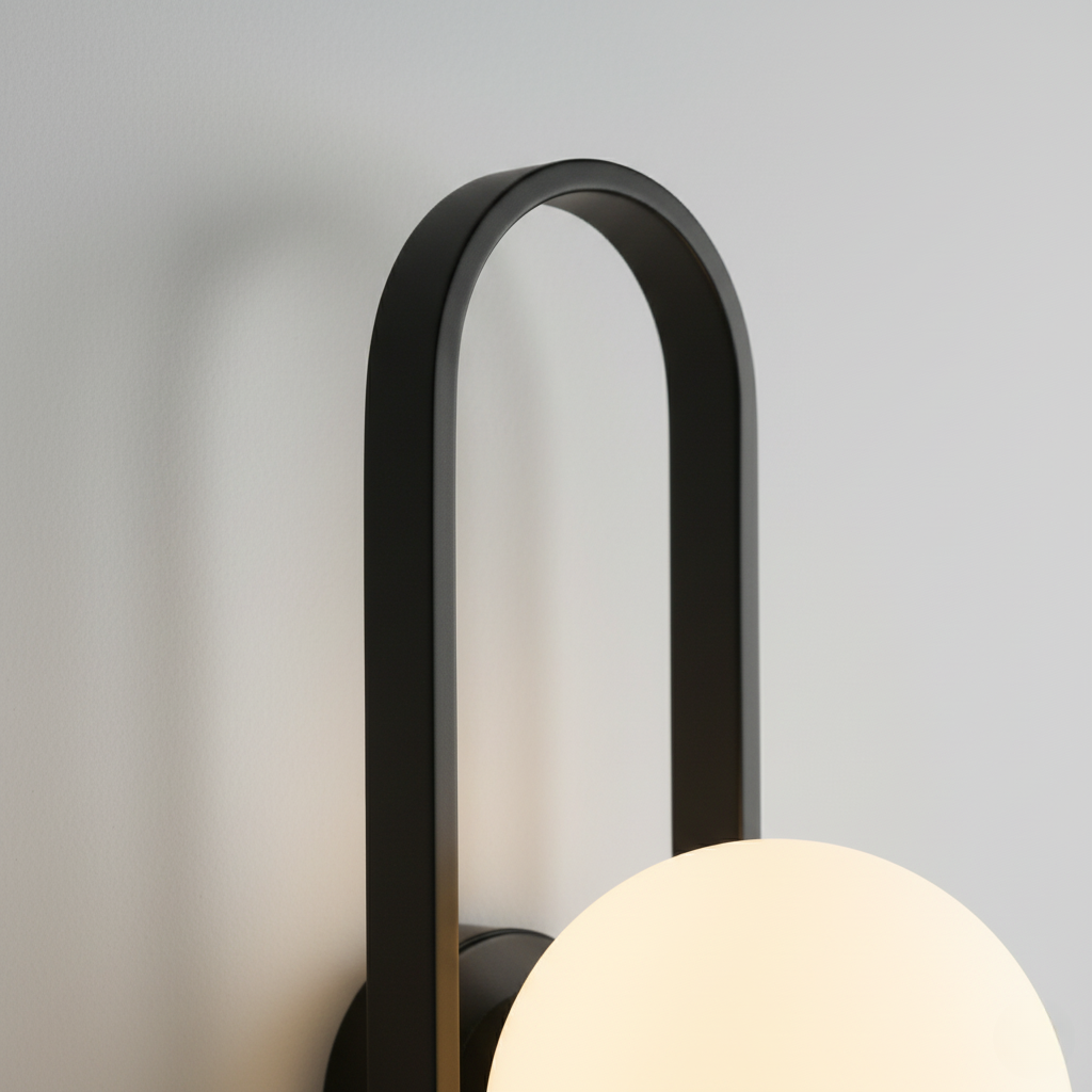 Aplique de Pared de Vidrio Elegante - Luz de Pared Moderna para una Atmosfera Acogedora en Interiores
