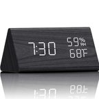 EloraClock - Reloj Despertador Digital con Control de Sonido y Pantalla HD