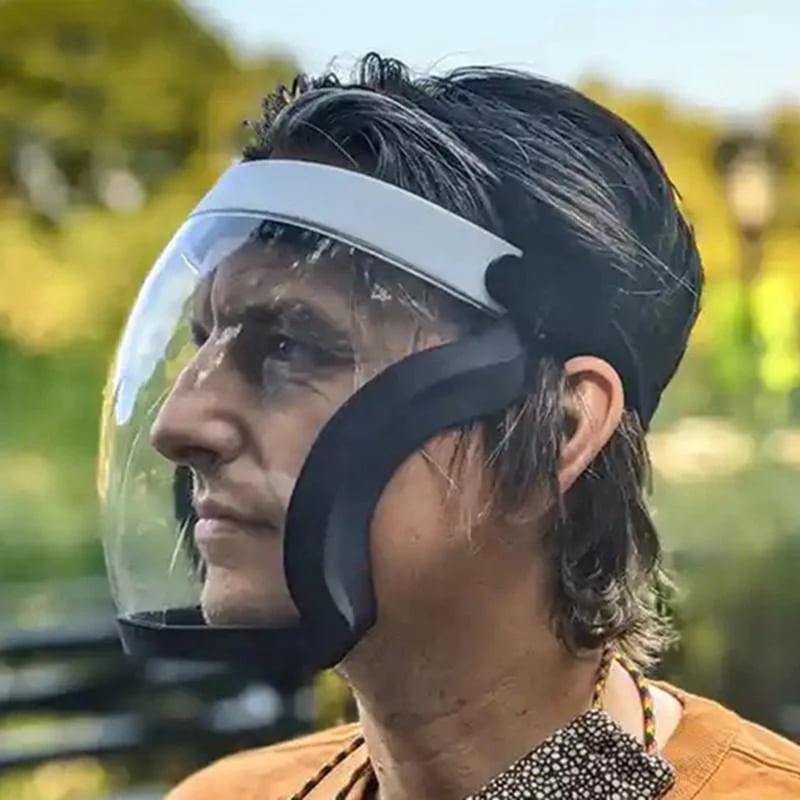 Kalsten | Pantalla Facial Transparente Grande para Protección Completa