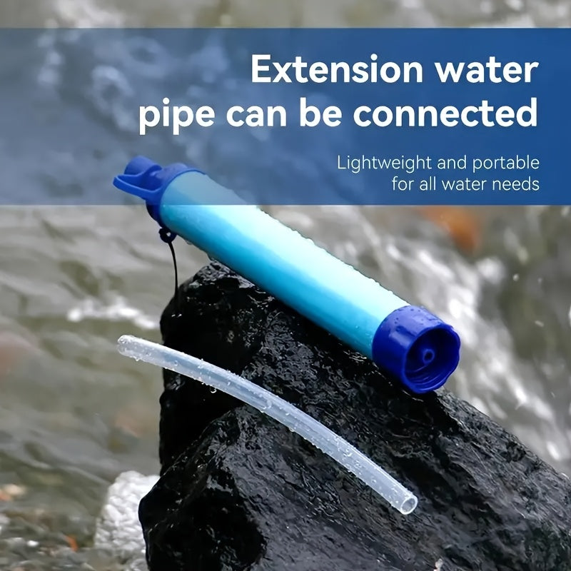 PureFlow Filtro de Agua Straw - Compacto y eficiente para agua potable limpia