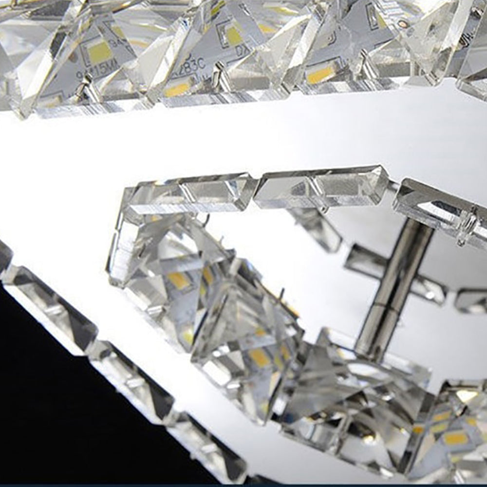 Lámpara de Techo Cristal LED Moderna
