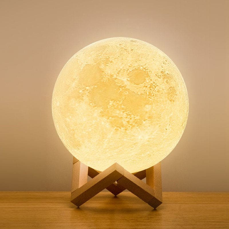 Orion | Lámpara de mesa LED con óptica lunar