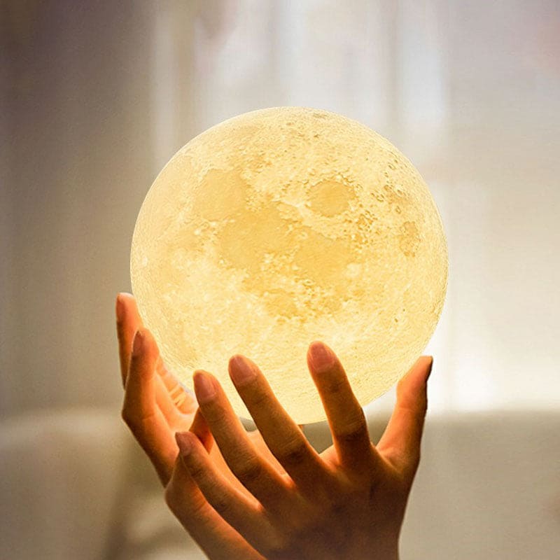 Orion | Lámpara de mesa LED con óptica lunar