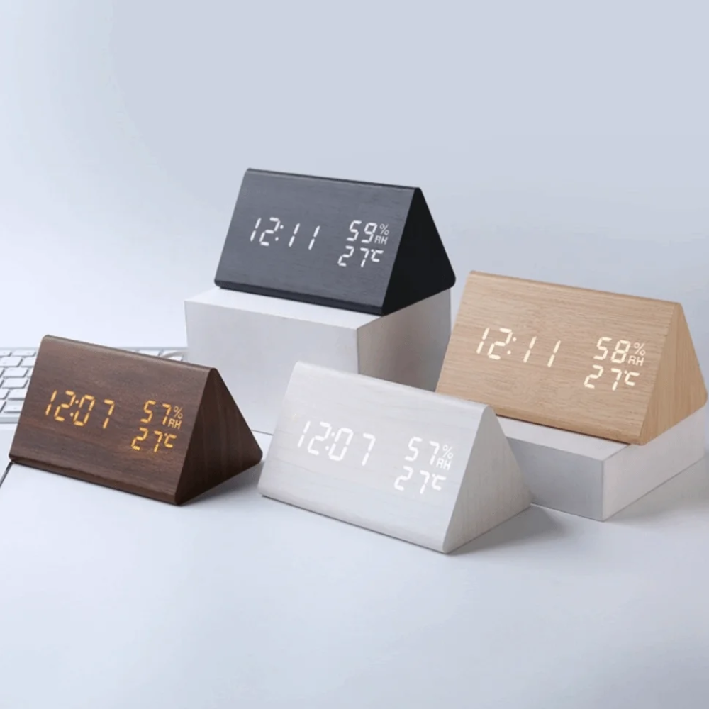 EloraClock - Reloj Despertador Digital con Control de Sonido y Pantalla HD