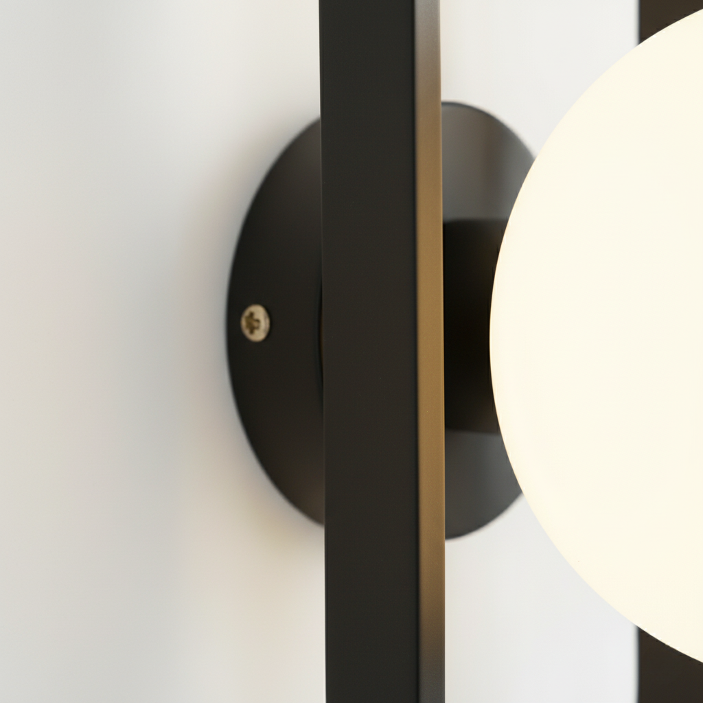 Aplique de Pared de Vidrio Elegante - Luz de Pared Moderna para una Atmosfera Acogedora en Interiores