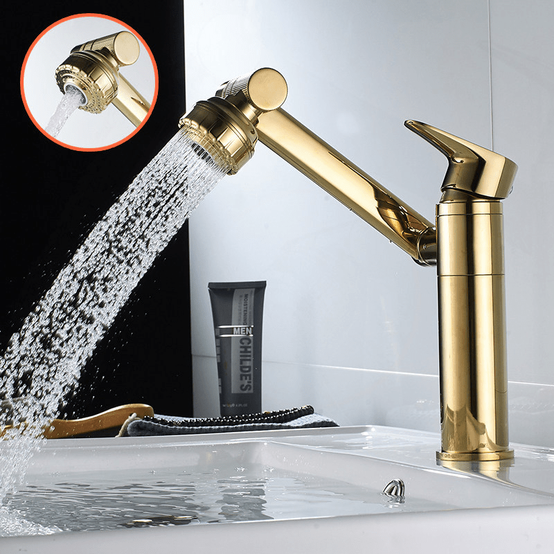 FLEXISPOUT – Grifo flexible 360° con función de rociado para lavabo