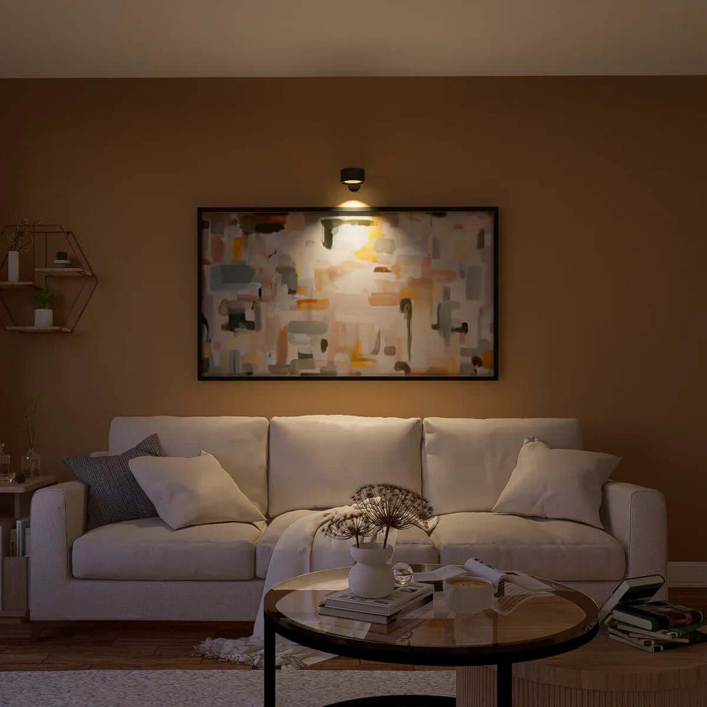 Lámpara de Pared LED Inalámbrica con Rotación de 360°