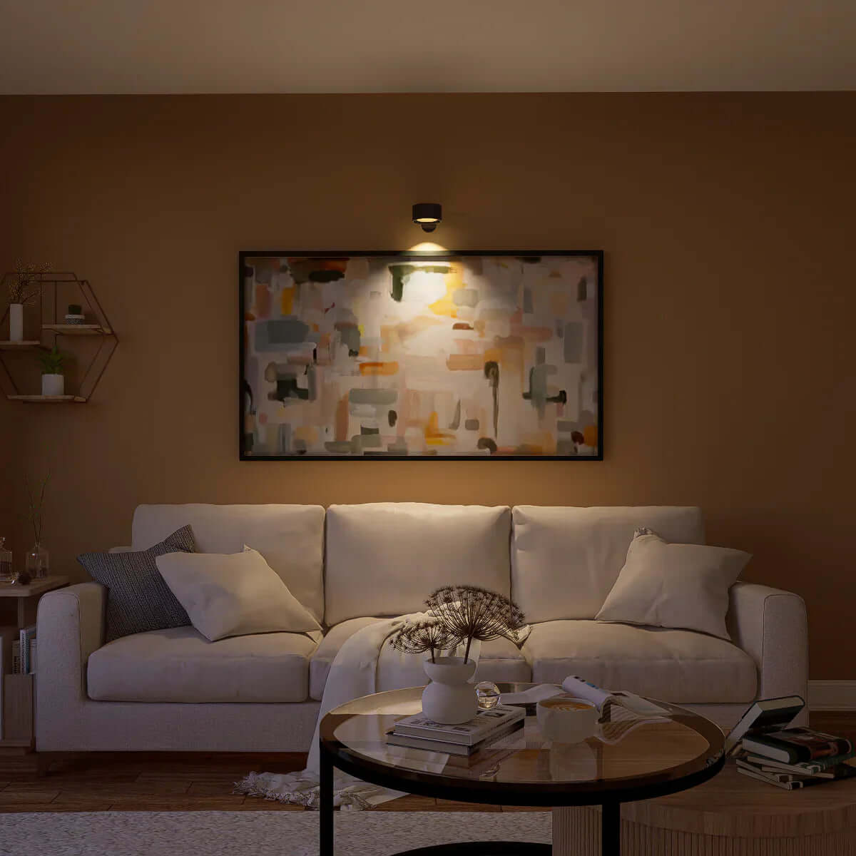 Lámpara de Pared LED Inalámbrica con Rotación de 360°