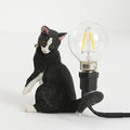 Lisslune | Lámpara de Noche para Gatitos, Lámpara Decorativa de Resina, 1 Bombilla, Lámpara de Mesita de Noche para Niños