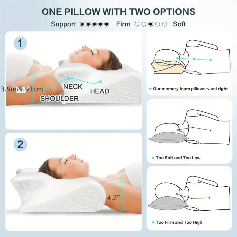BowLift | Almohada Ergonómica para un Sueño Reposado