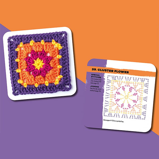 CrochetMagic - Set de Tarjetas de Granny Square | 50% DESCUENTO