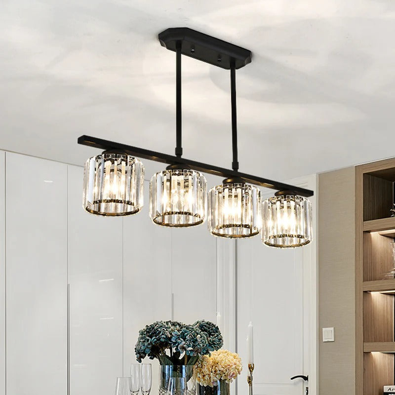 Lámpara colgante de diseño moderno con múltiples fuentes de luz para comedores y cocinas