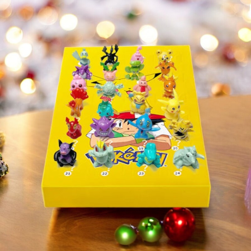 PokeWorld – Calendario de Adviento de Pokémon con Mini Figuras de Acción de Anime