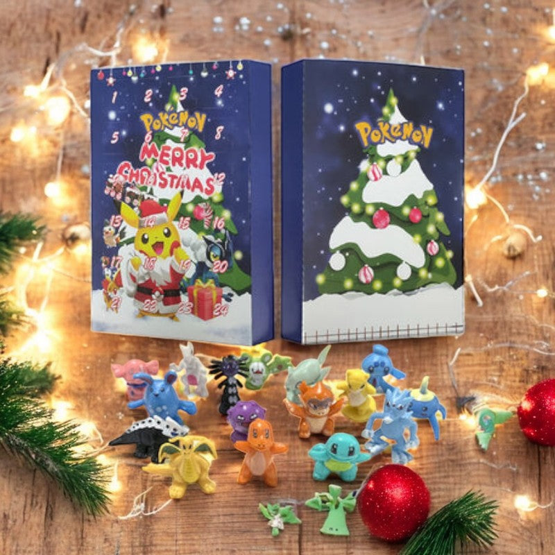 PokeWorld – Calendario de Adviento de Pokémon con Mini Figuras de Acción de Anime