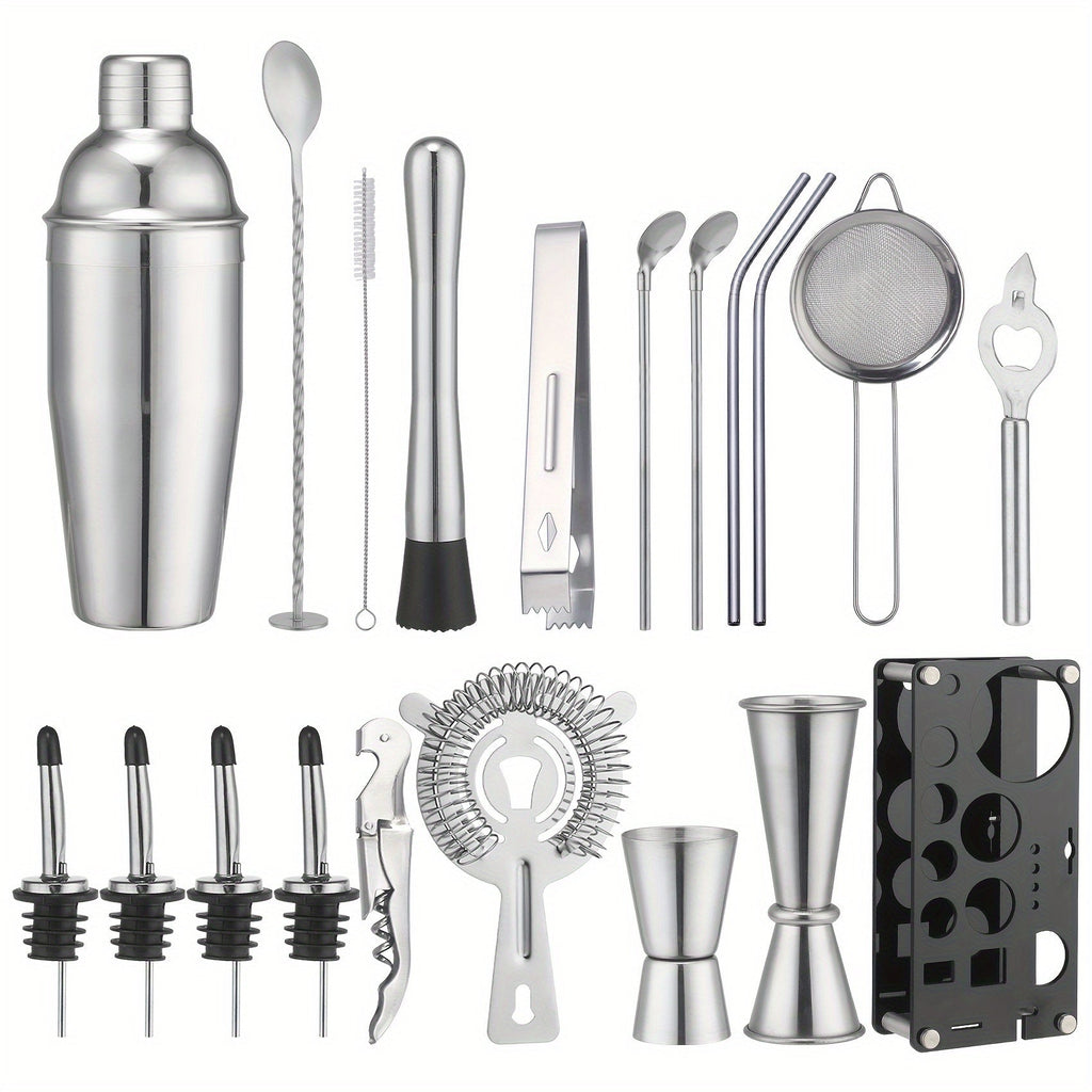 ProMix Set de Cócteles de 20 Piezas – Todo para la Mezcla Perfecta