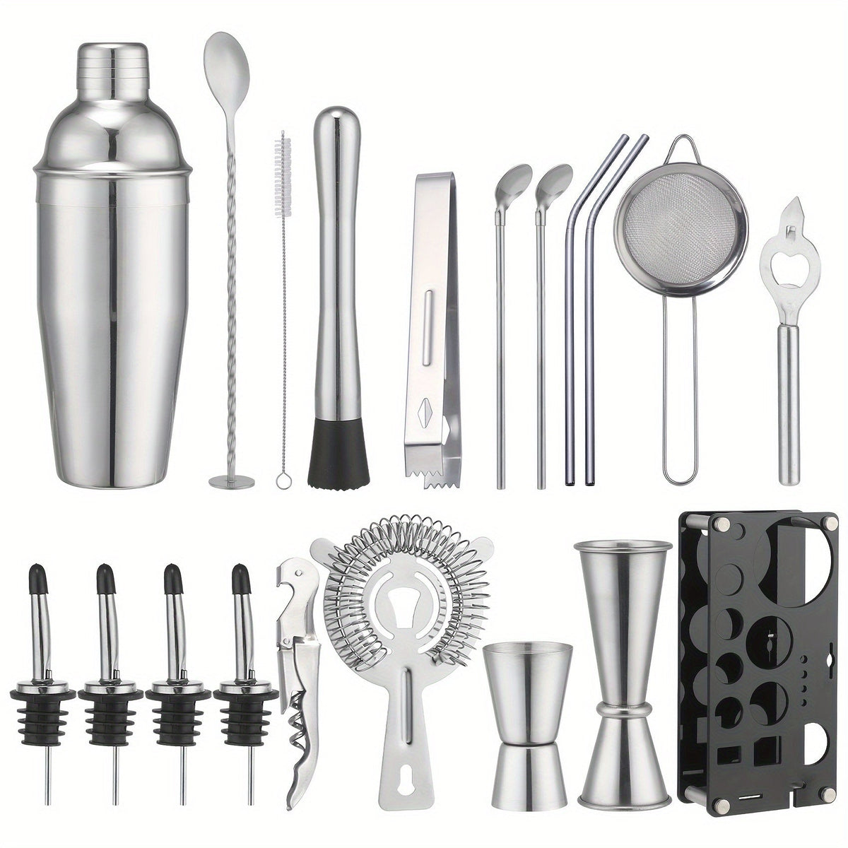 ProMix Set de Cócteles de 20 Piezas – Todo para la Mezcla Perfecta