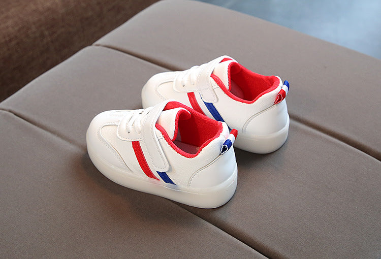 Zapatillas LED para niños con suela flexible